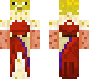 pufferfish in red dress w sleeves