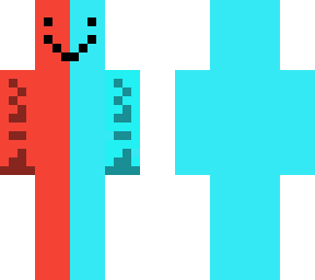 red and blue