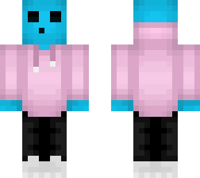 slimy blue skin