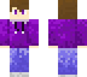 basic dude with purpel hoodie