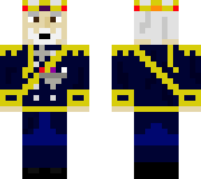 blue and gold king