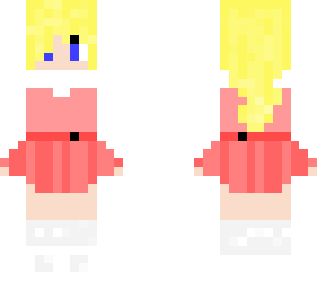 chica de rosa y blanco