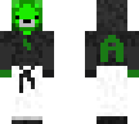 green bear with a on it
