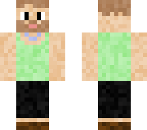 green casual man