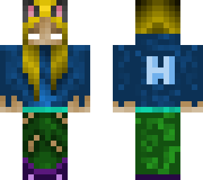 herobrine girl with cat ears