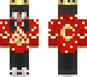 my piglin skin but christmas themed