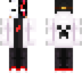 red white