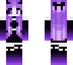 cute purple demon girl 2