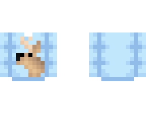 ob - light blue xmas sweater w/ reindeer v2