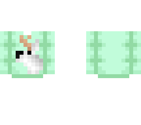 ob - mint green xmas sweater w/ white reindeer