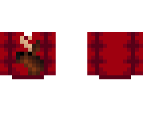 ob - red xmas sweater w/ reindeer v2