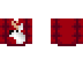 ob - red xmas sweater w/ white reindeer