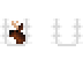 ob - white xmas sweater w/ dark reindeer