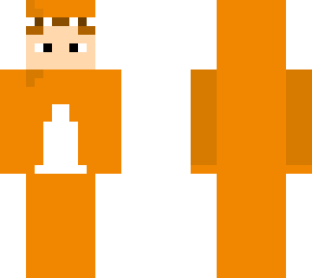 orange dino onesie
