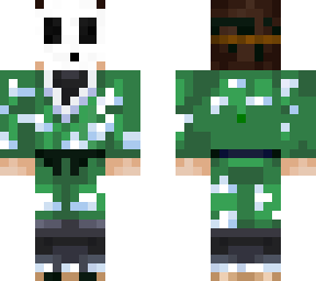 shy guy green kimono