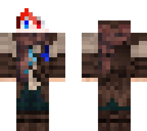 white hair fire and ice adventurer