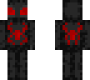 ~dark suit spiderman(red and black)~