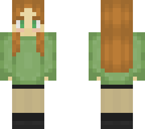 green sweater girl