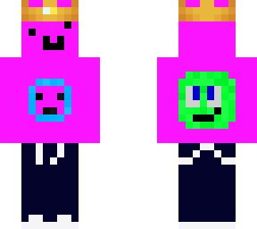 purple guy with crown and pants