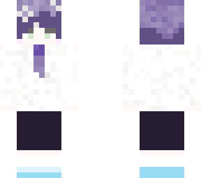 #1 purple-haired girl's skin