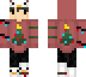 ashikii christmas skin red