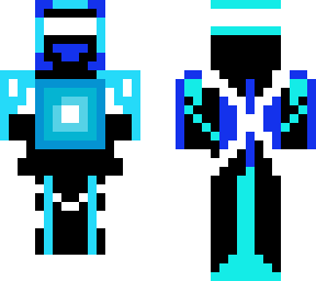 ?blue neon warrior?