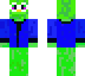 blind green bird