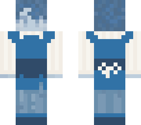 blue slf smp christmas skin