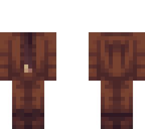 brown suit