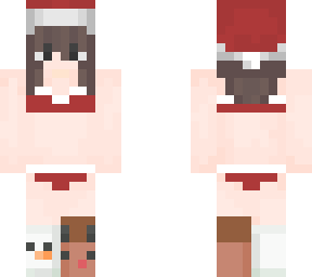 christmas swimmer girl