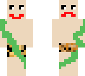 double face cave man