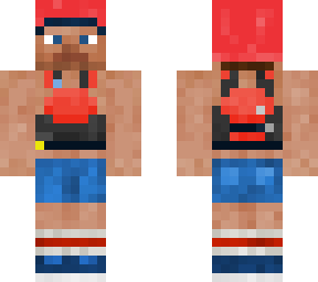 kayak man red
