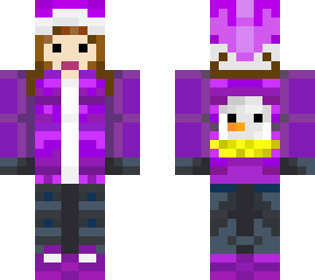 winter woman (purple)