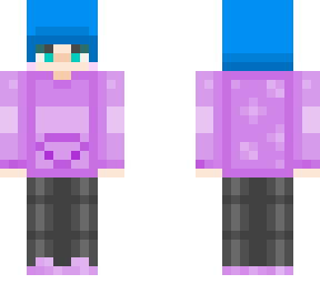 #9 a boy in purple clothes