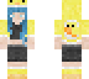 duck hoodie girl