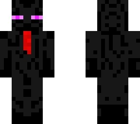 enderman with a tie
