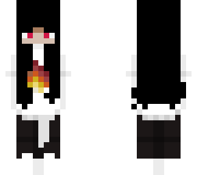 girl with flame hoodie