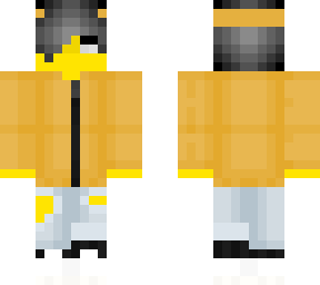 male - yellow jacket - ripped jeans - headband