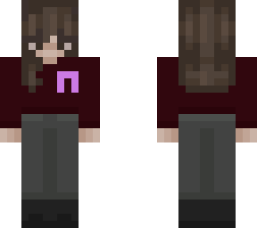 christmas girl dark red (cancer awareness)