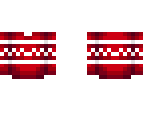 ob - red & white ugly sweater
