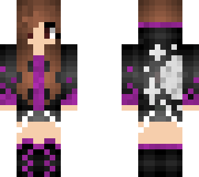 purple girl of moon&stars