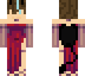 red dress