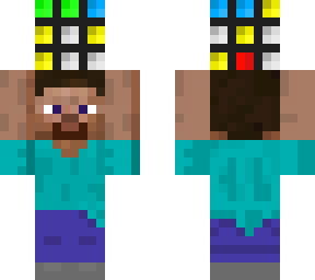 steve carring a rubik's cube (fixed)