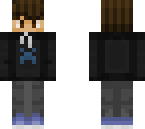brown hair & eyes creeper hoodie