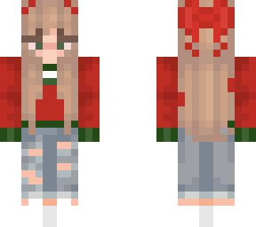 casual christmas girl