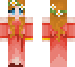 girl with red dress