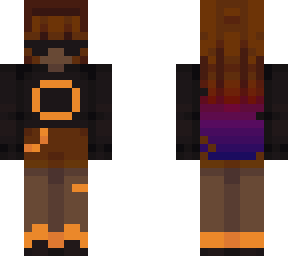 . ❀ . this is a minecraft skin . ❀ .