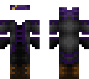 black and purple jacket with hachimaki headband for man skin