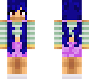 blue hair