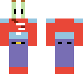 Mr Krabs Minecraft Skin Mr Krabs Minecraft Skin